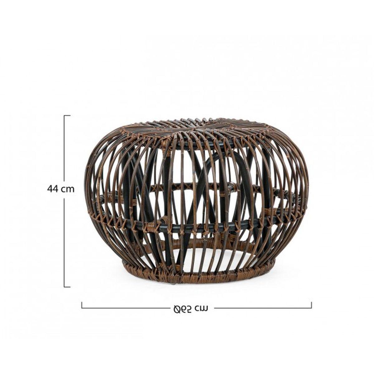 Tavolino Pouf Doradal Croco | Bizzotto