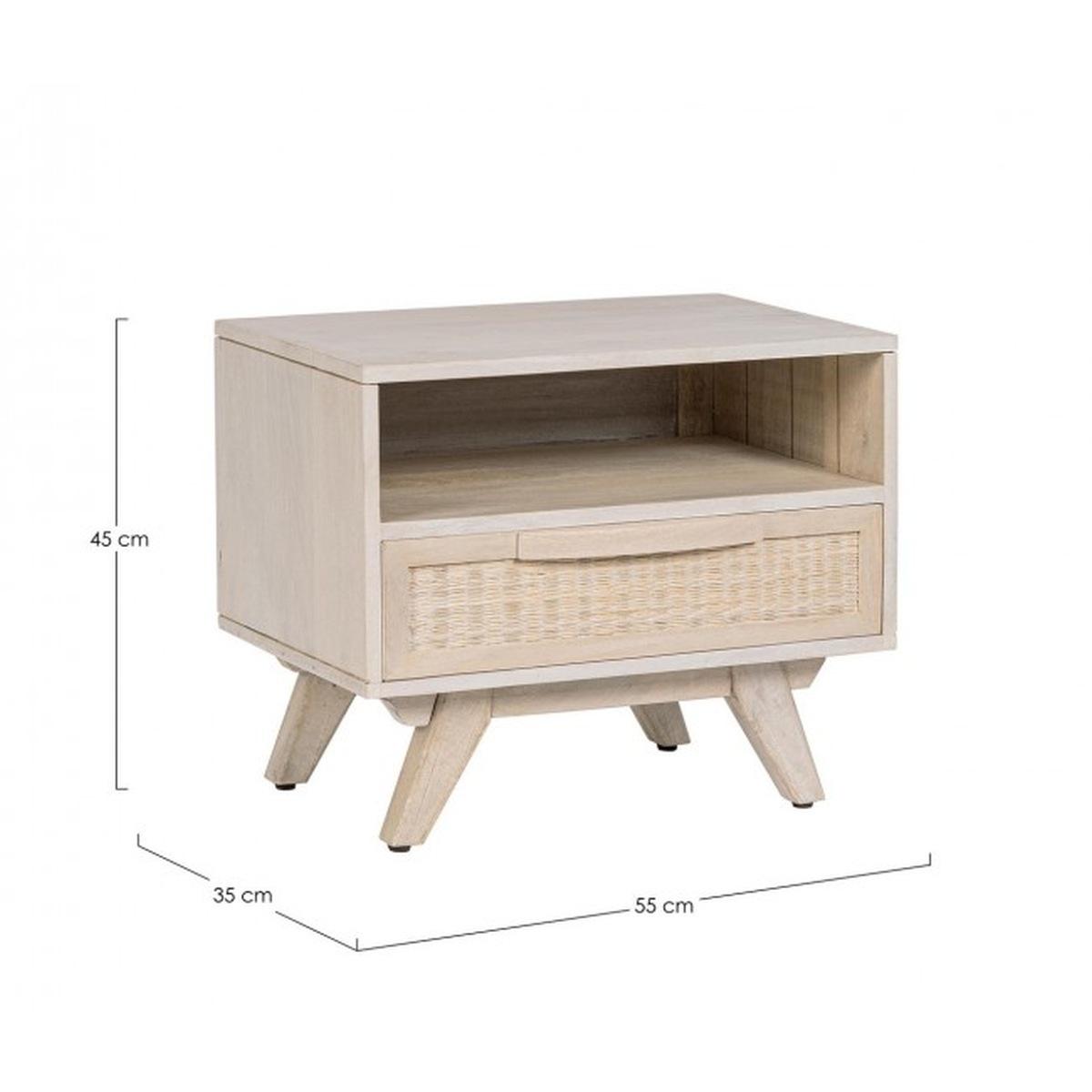 Comodino 1 Cassetto Sahana | Bizzotto