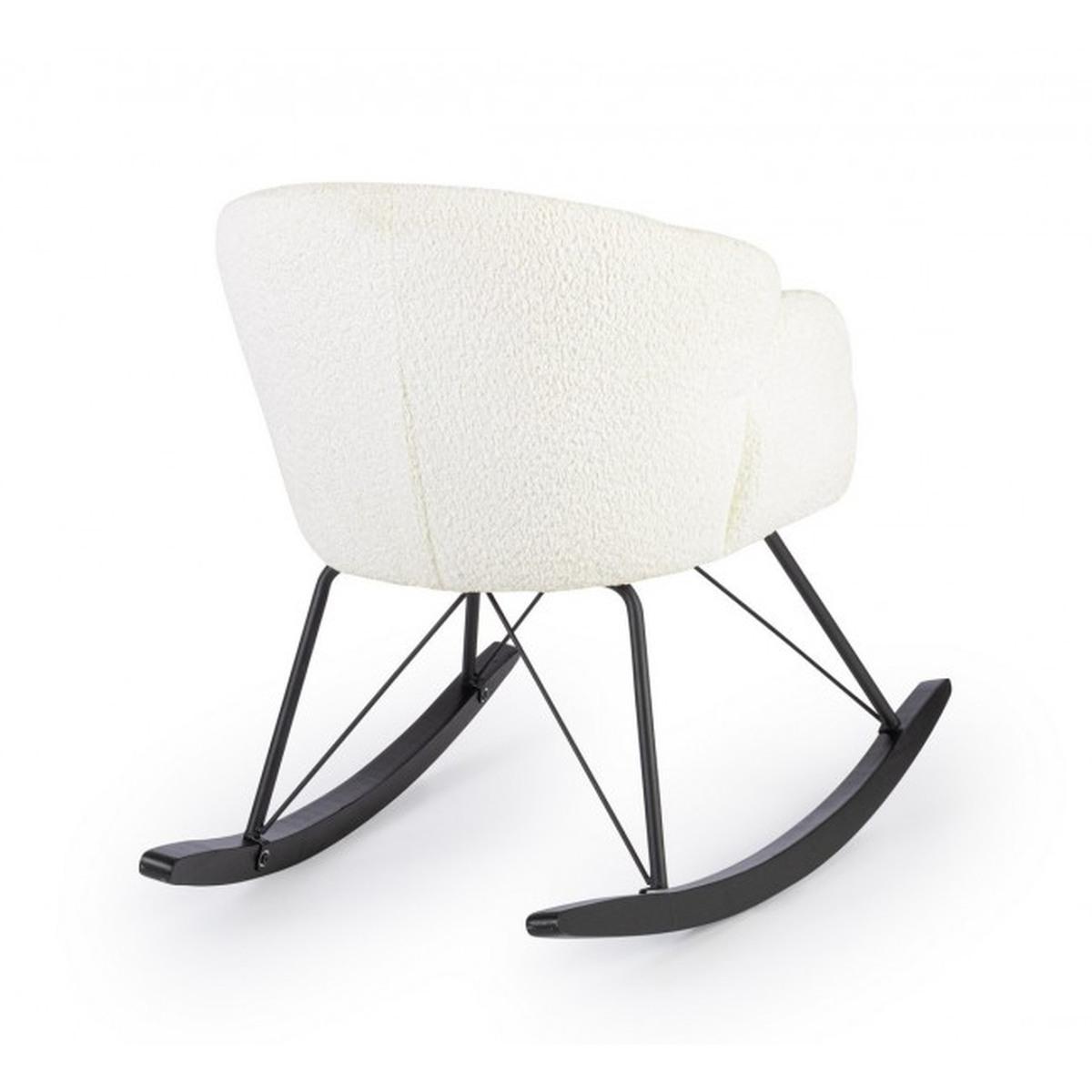 Poltrona Dondolo Sibilla Bianco | Bizzotto