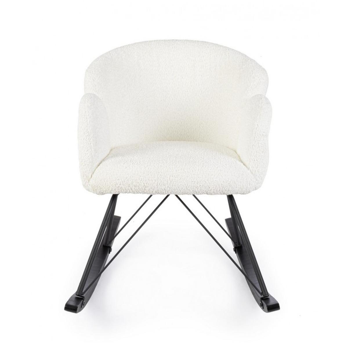 Poltrona Dondolo Sibilla Bianco | Bizzotto