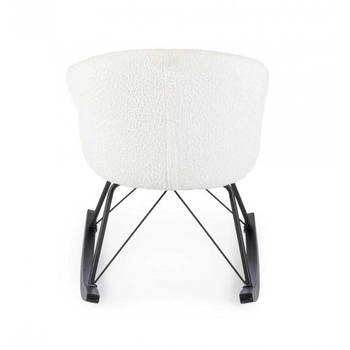 Poltrona Dondolo Sibilla Bianco | Bizzotto