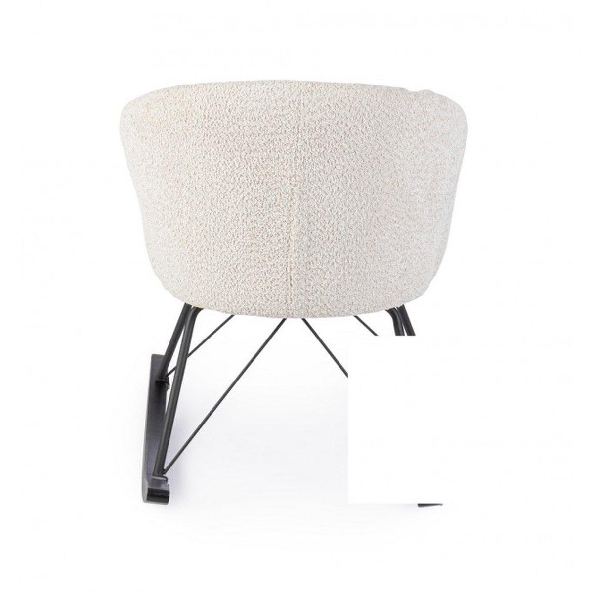 Poltrona Dondolo Sibilla Naturale | Bizzotto