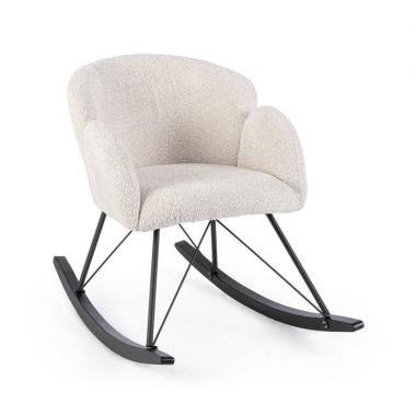 Poltrona Dondolo Sibilla Naturale | Bizzotto