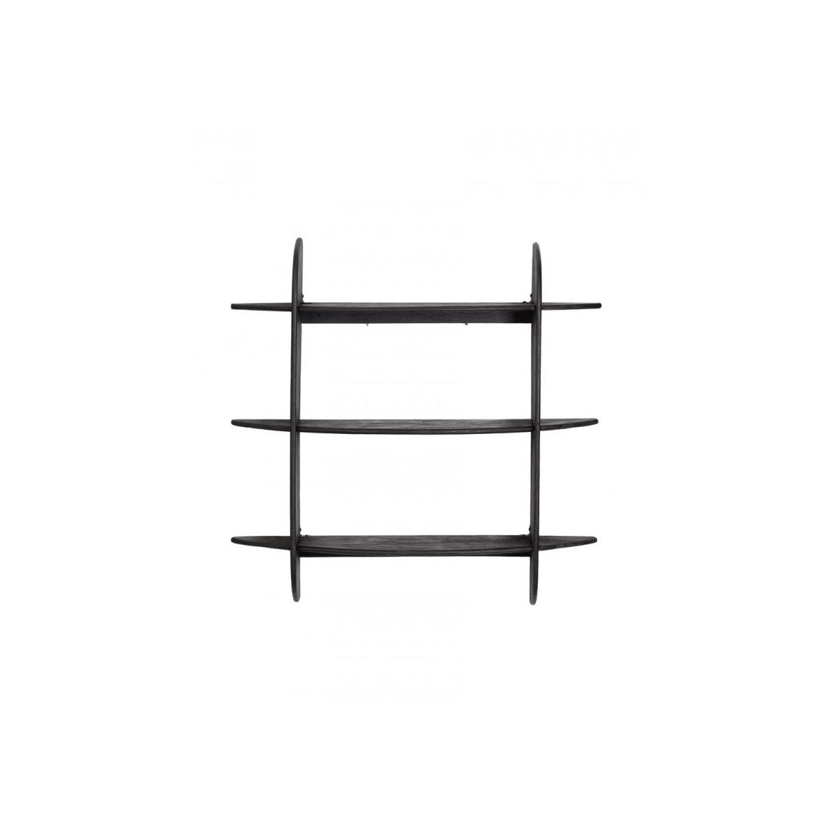 Mensola 3 Pianiwestwood Nero | Bizzotto