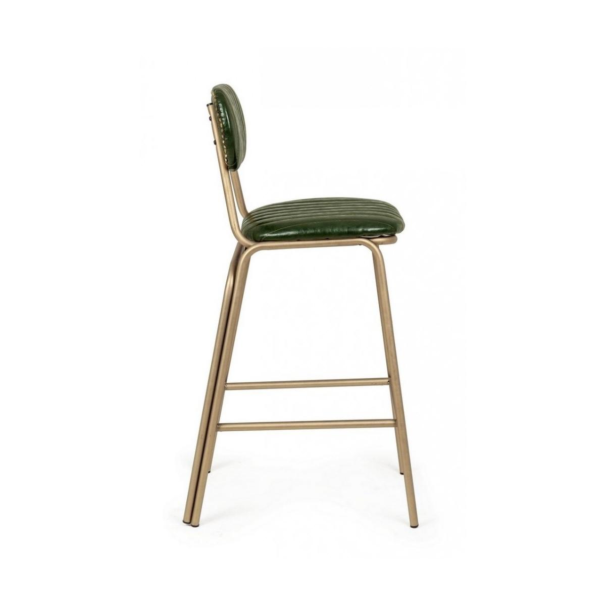 Sgabello Bar Addy Verde Scuro | Bizzotto