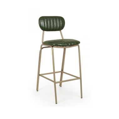 Sgabello Bar Addy Verde Scuro | Bizzotto