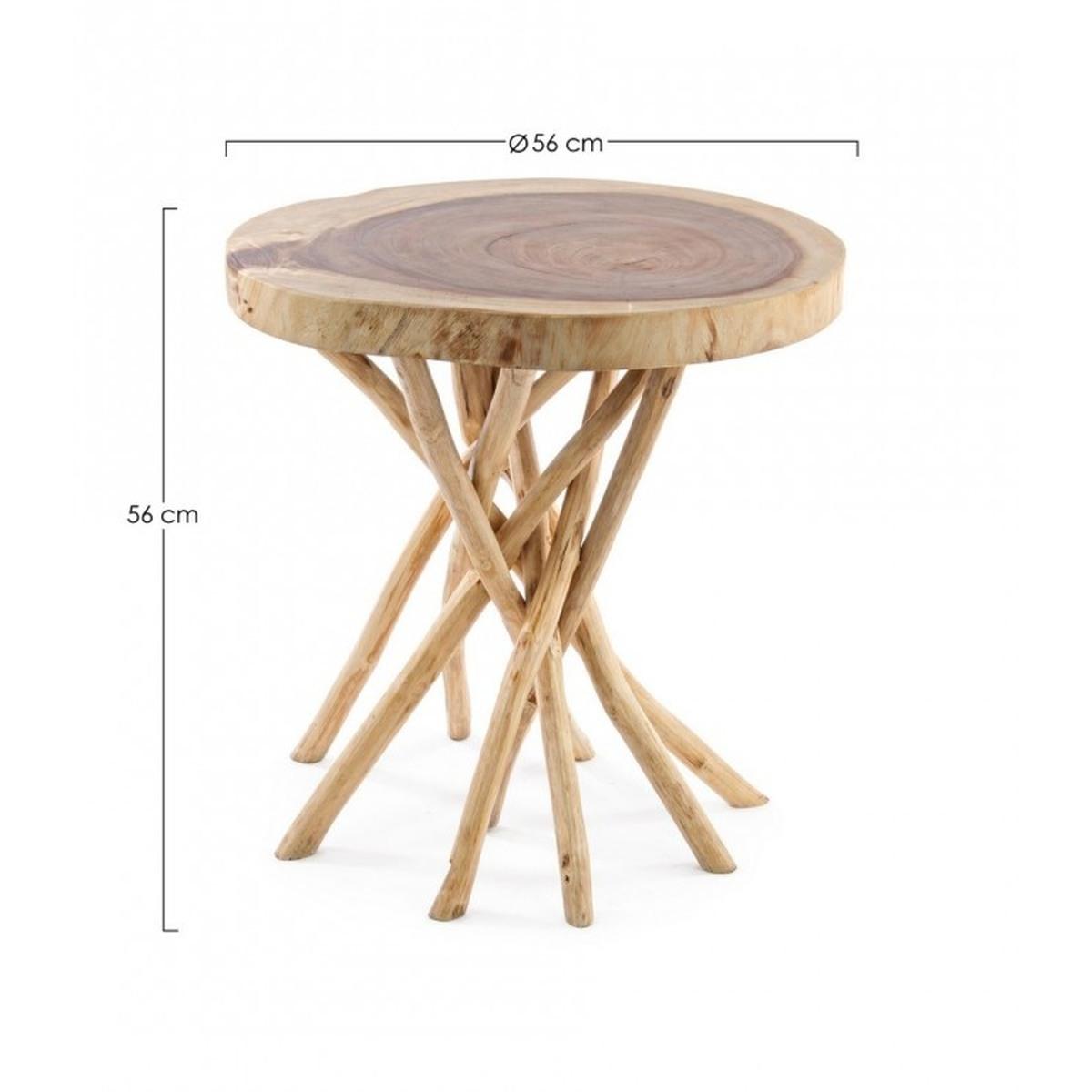 Tavolino Solidad cm.56x56 | Bizzotto