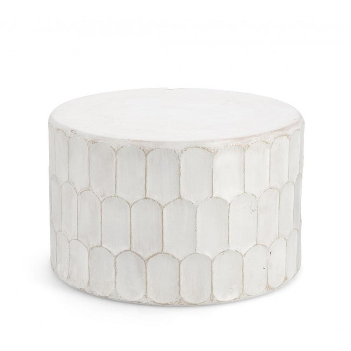 Tavolino Caesar Tondo cm.Ã?66 Bianco | Bizzotto