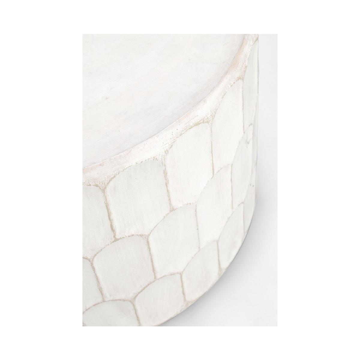 Tavolino Caesar Tondo cm.Ã?66 Bianco | Bizzotto