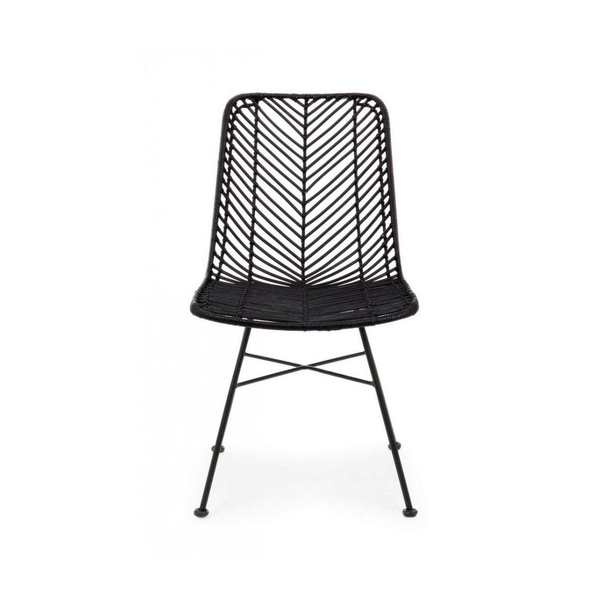 Sedia Lorena Nero | Bizzotto