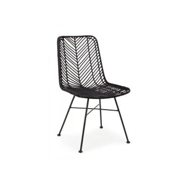 Sedia Lorena Nero | Bizzotto
