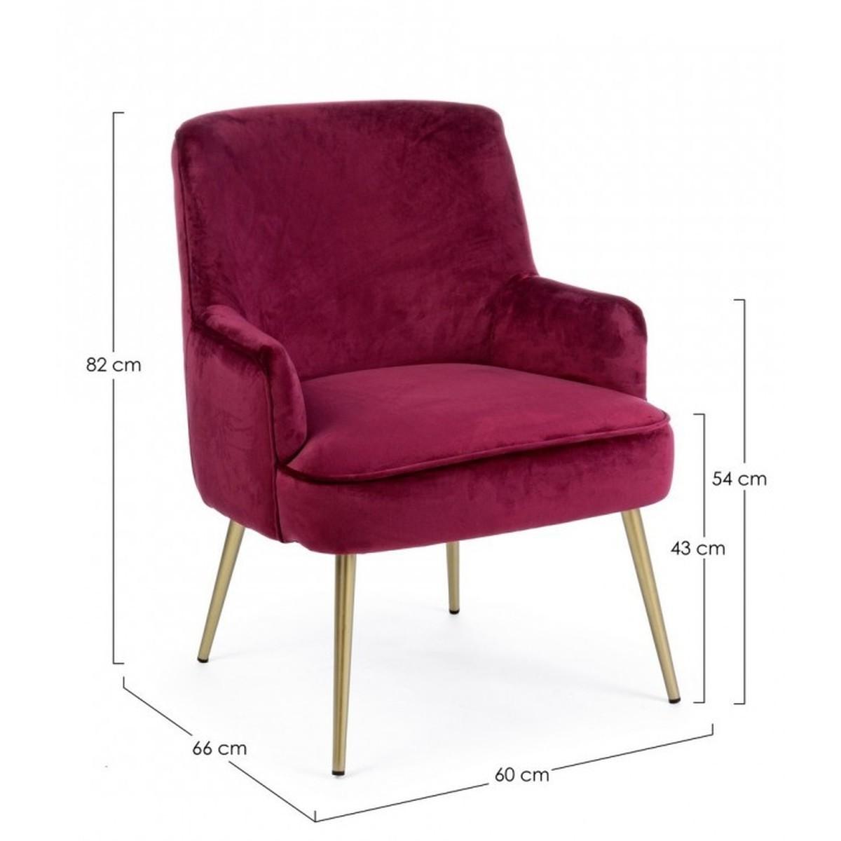 Poltrona Clelia Wine | Bizzotto