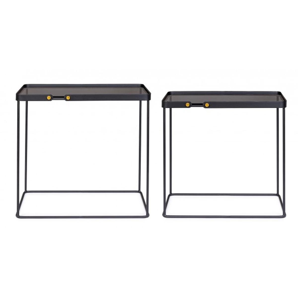 Tavolino Set pz.2 Zeina Rettangolare J88 | Bizzotto