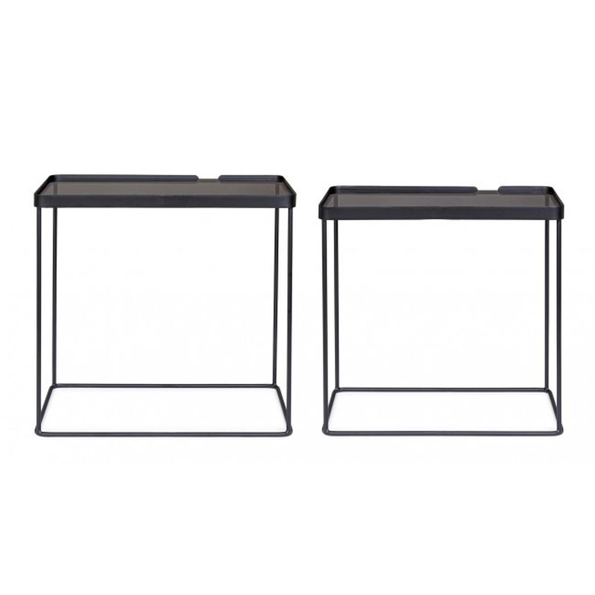 Tavolino Set pz.2 Zeina Rettangolare J88 | Bizzotto