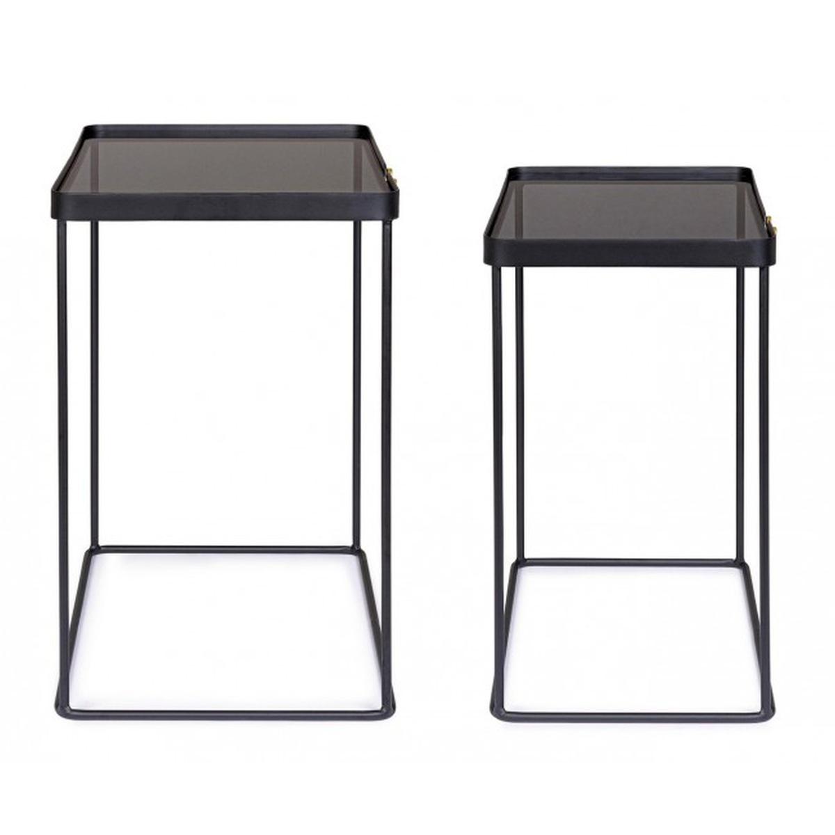 Tavolino Set pz.2 Zeina Rettangolare J88 | Bizzotto