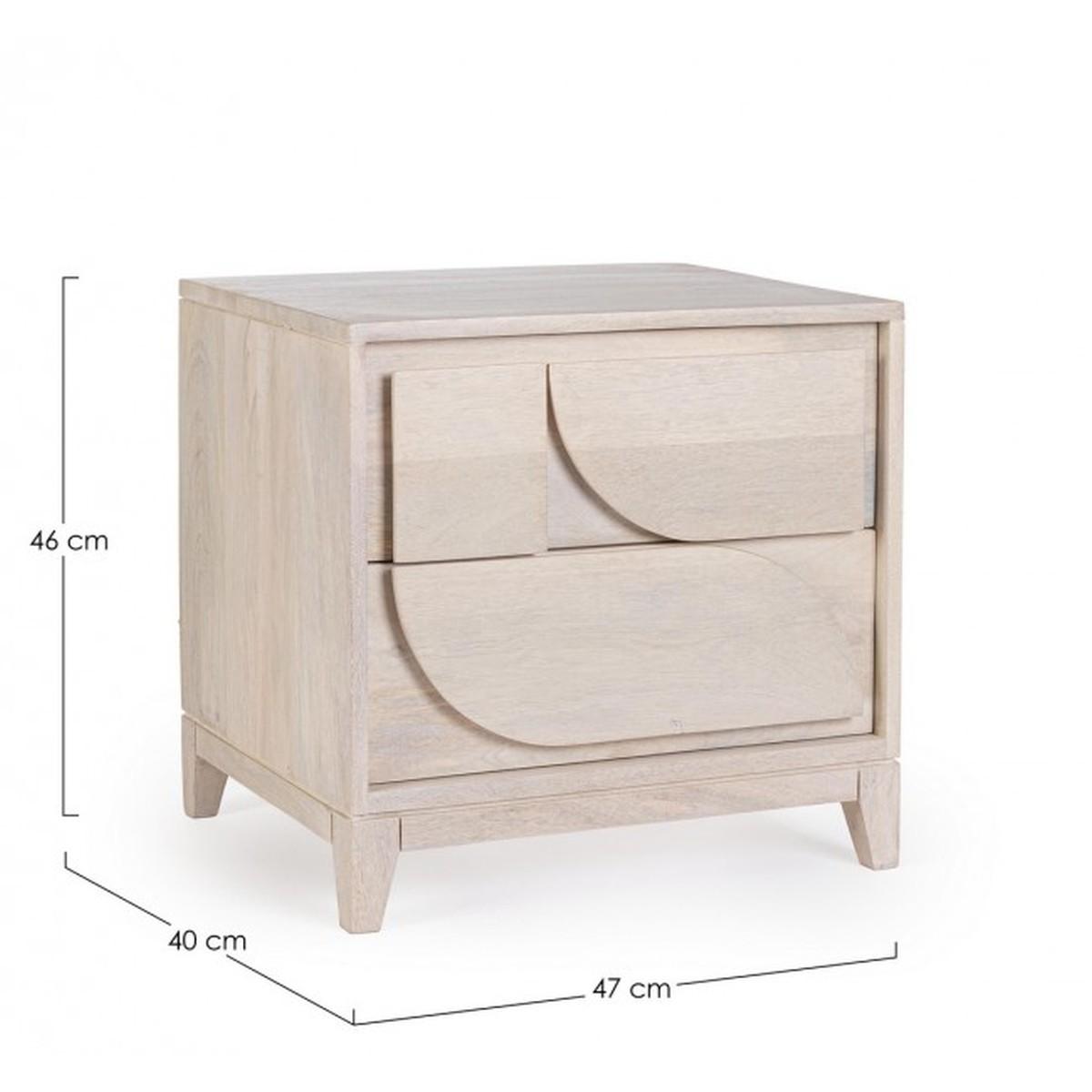 Comodino 2C Archita | Bizzotto