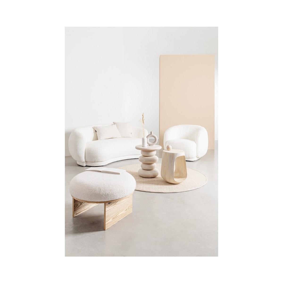 Tavolino Lopez Tondo cm.Ã?40 Naturale | Bizzotto