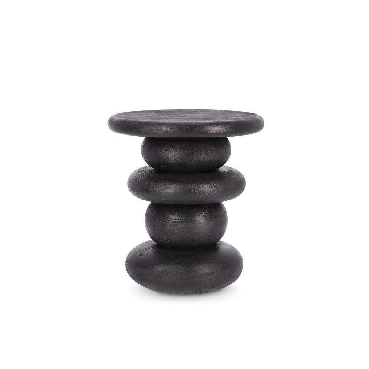 Tavolino Lopez Tondo cm.Ã?40 Black | Bizzotto