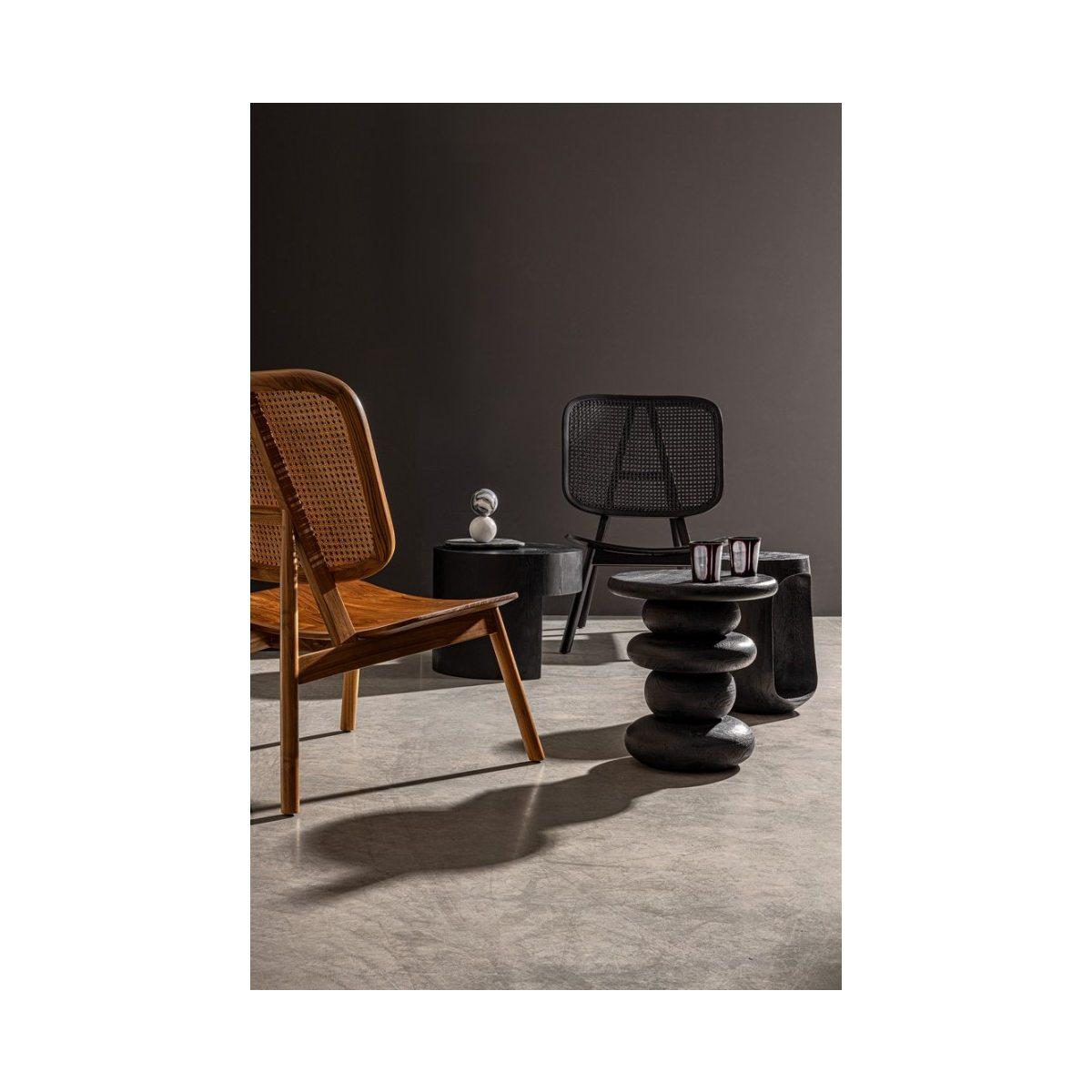 Tavolino Lopez Tondo cm.Ã?40 Black | Bizzotto