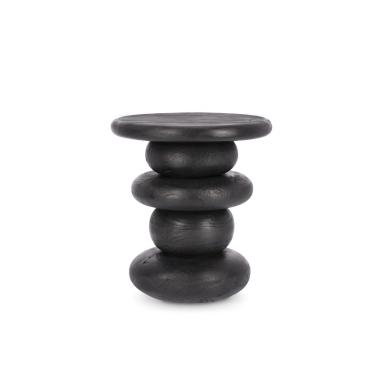 Tavolino Lopez Tondo cm.Ã?40 Black | Bizzotto