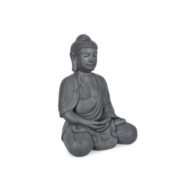Descorazione Pattaya Buddha Seduto Antracide cm.H71 | Bizzotto