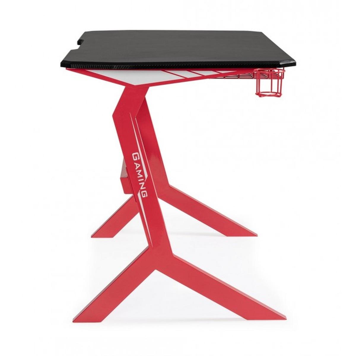 Scrivania Gaming Rosso-Nero | Bizzotto