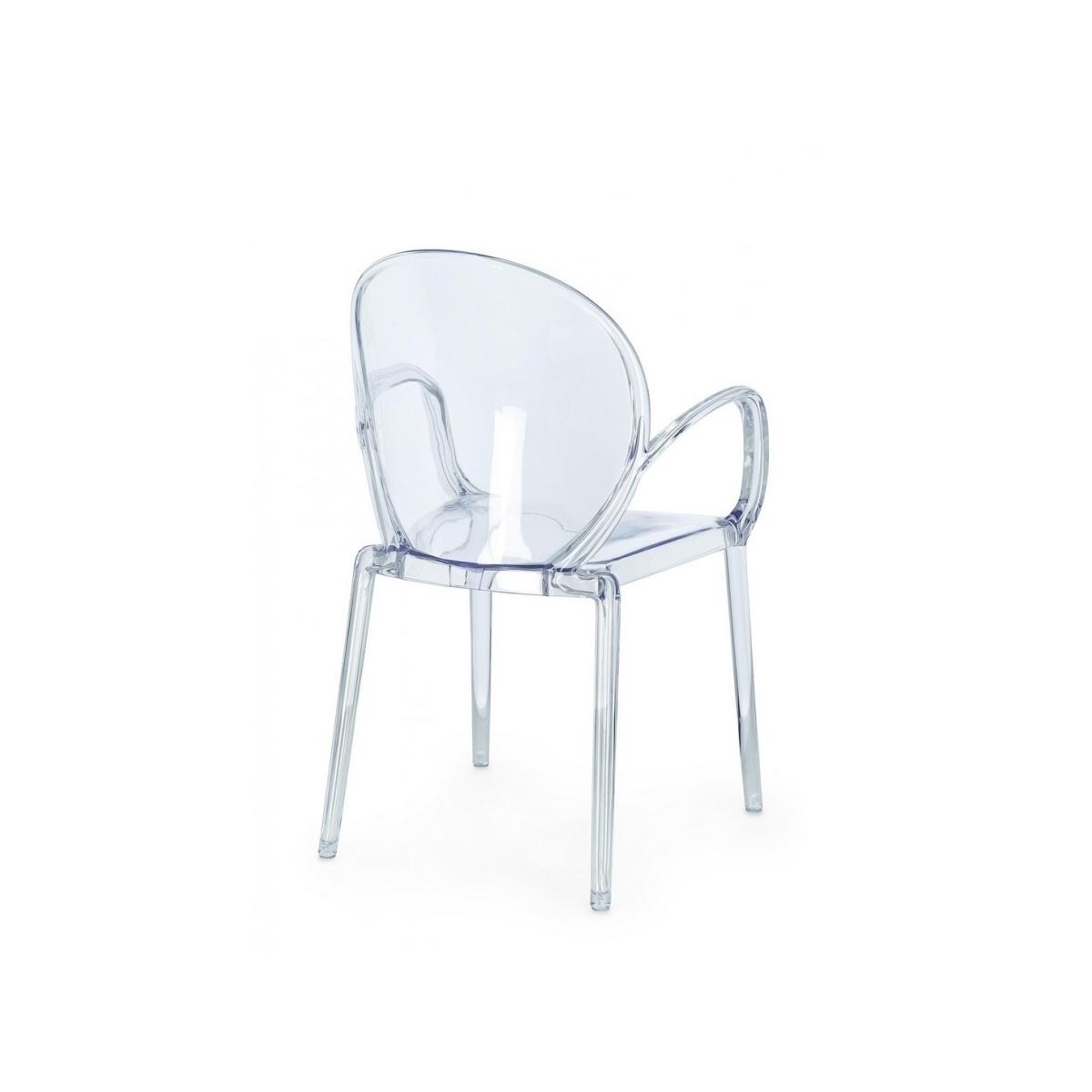 Sedia con Braccioli Camilla Trasp | Bizzotto