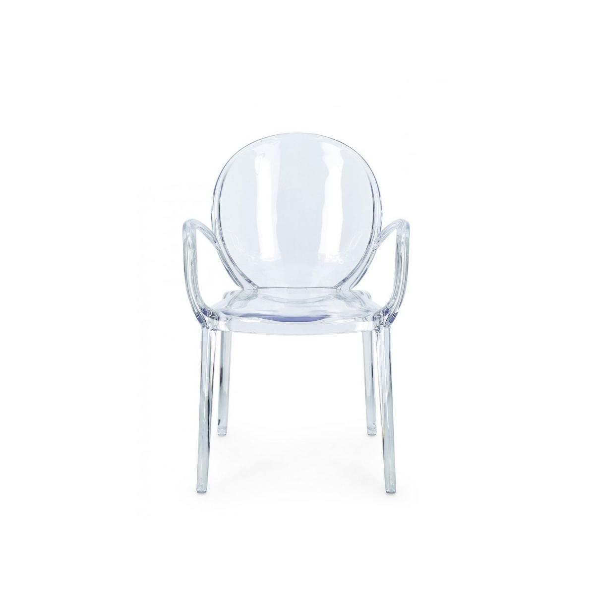 Sedia con Braccioli Camilla Trasp | Bizzotto