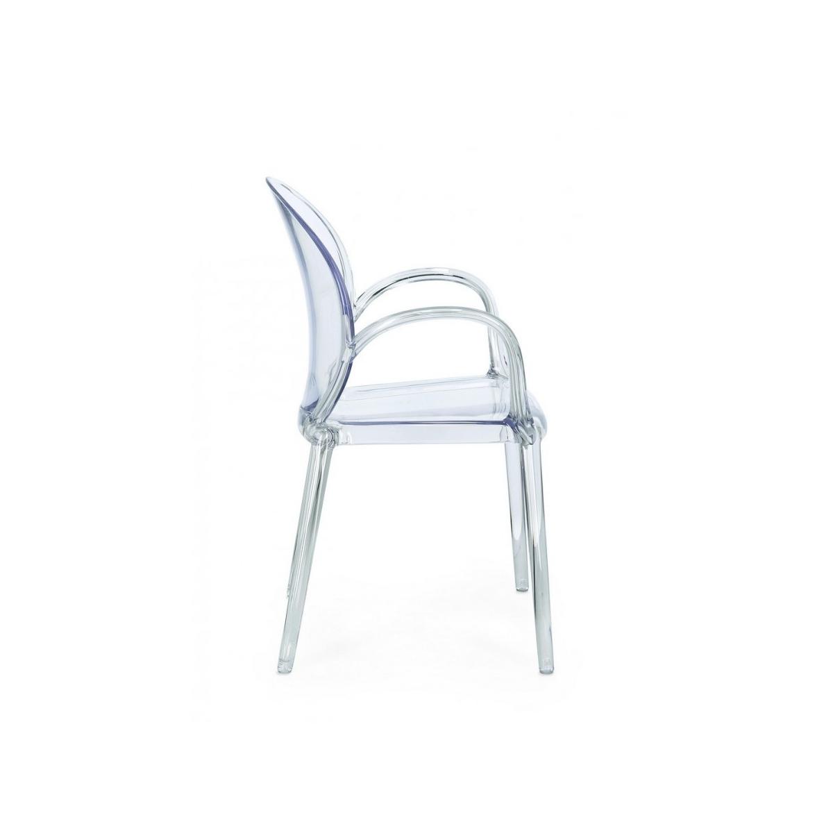 Sedia con Braccioli Camilla Trasp | Bizzotto