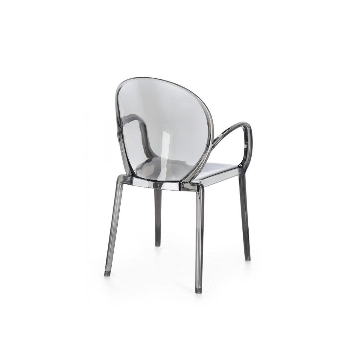 Sedia con Braccioli Camilla Fume' | Bizzotto