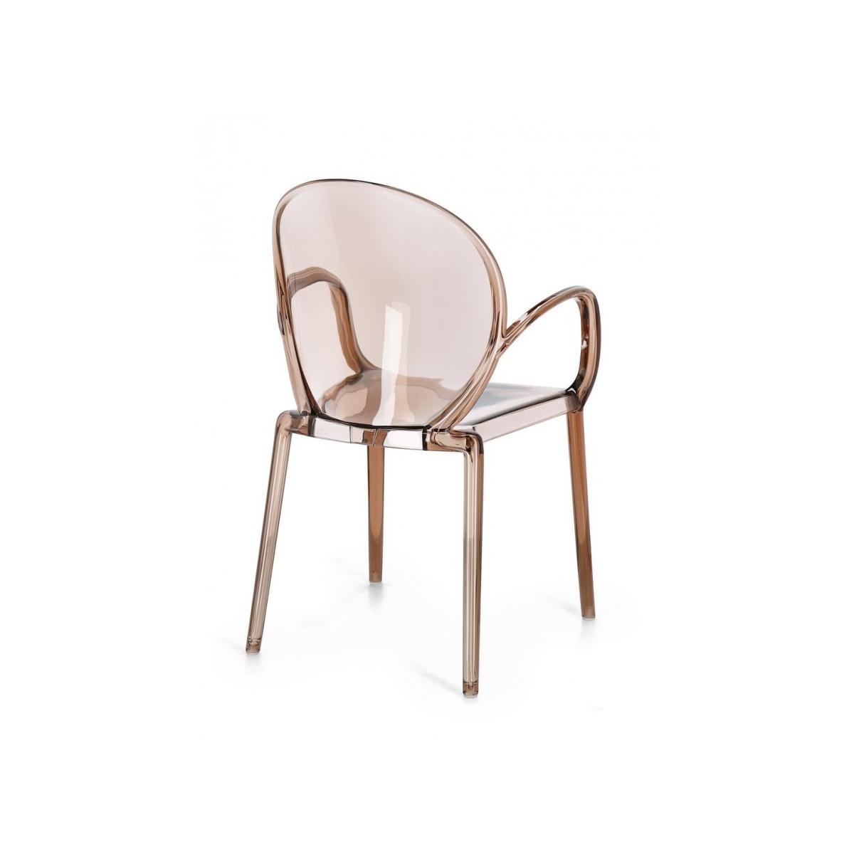 Sedia con Braccioli Camilla Coffee | Bizzotto