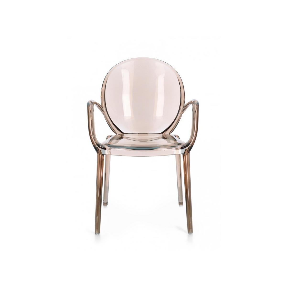 Sedia con Braccioli Camilla Coffee | Bizzotto