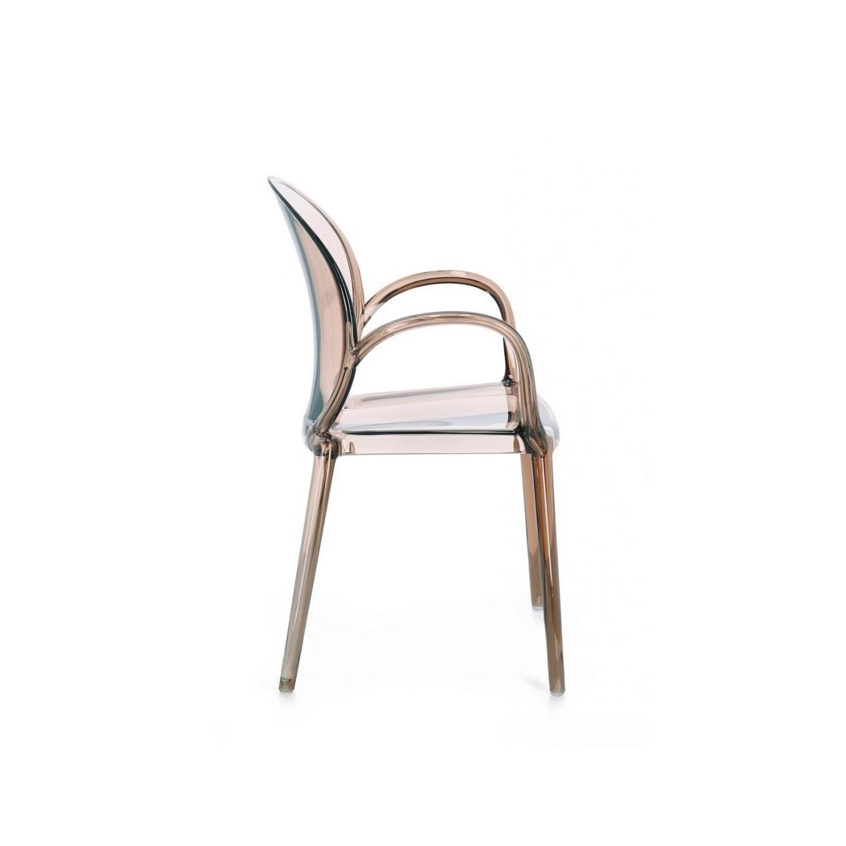 Sedia con Braccioli Camilla Coffee | Bizzotto