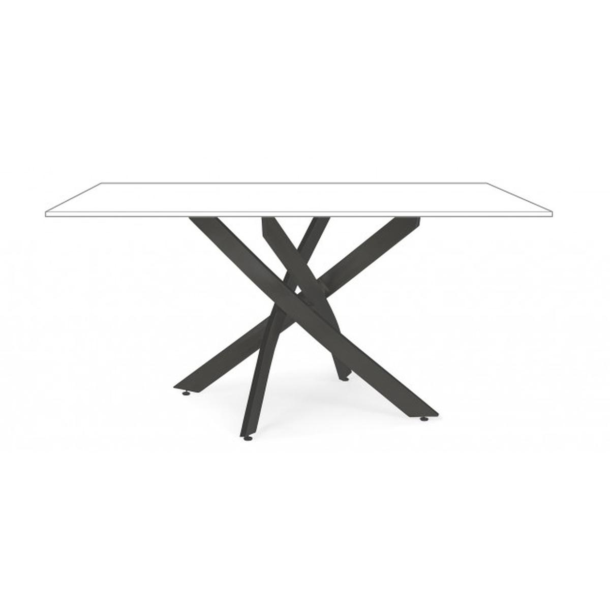 Base Tavolo George Nero cm.160x90 | Bizzotto