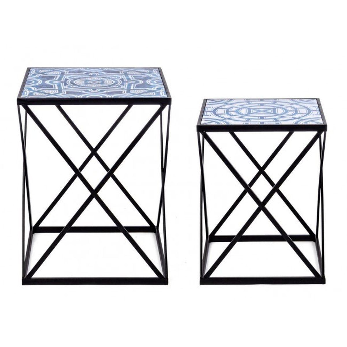 Tavolino Set pz.2 Neapolis K24 | Bizzotto