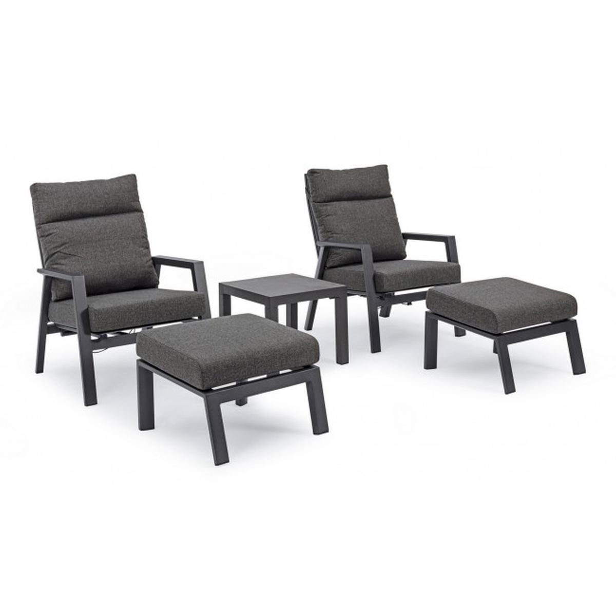 Tavolino KLEDi 50x50 Antracite Jx55 | Bizzotto