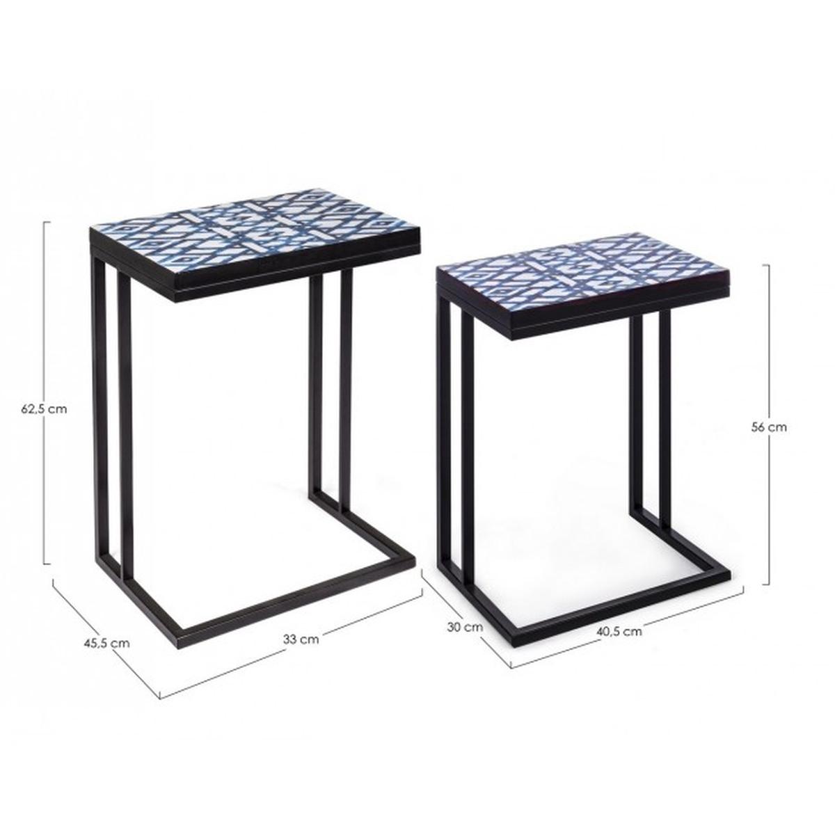 Tavolino Set pz.2 Neapolis K29 | Bizzotto