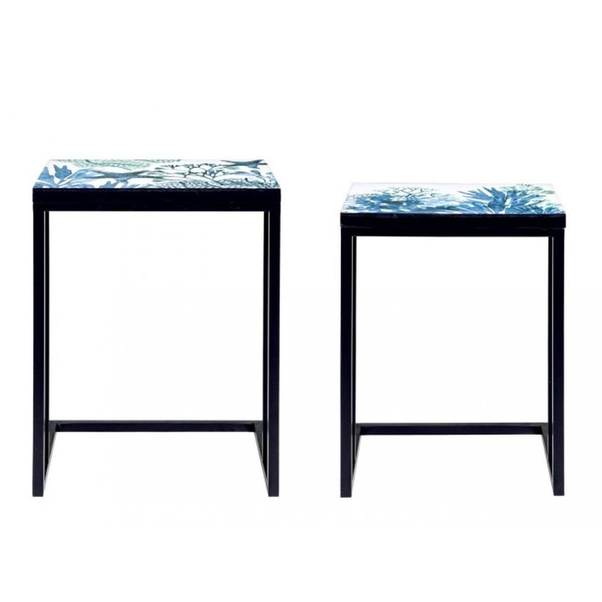 Tavolino Set pz.2 Reef K03 | Bizzotto