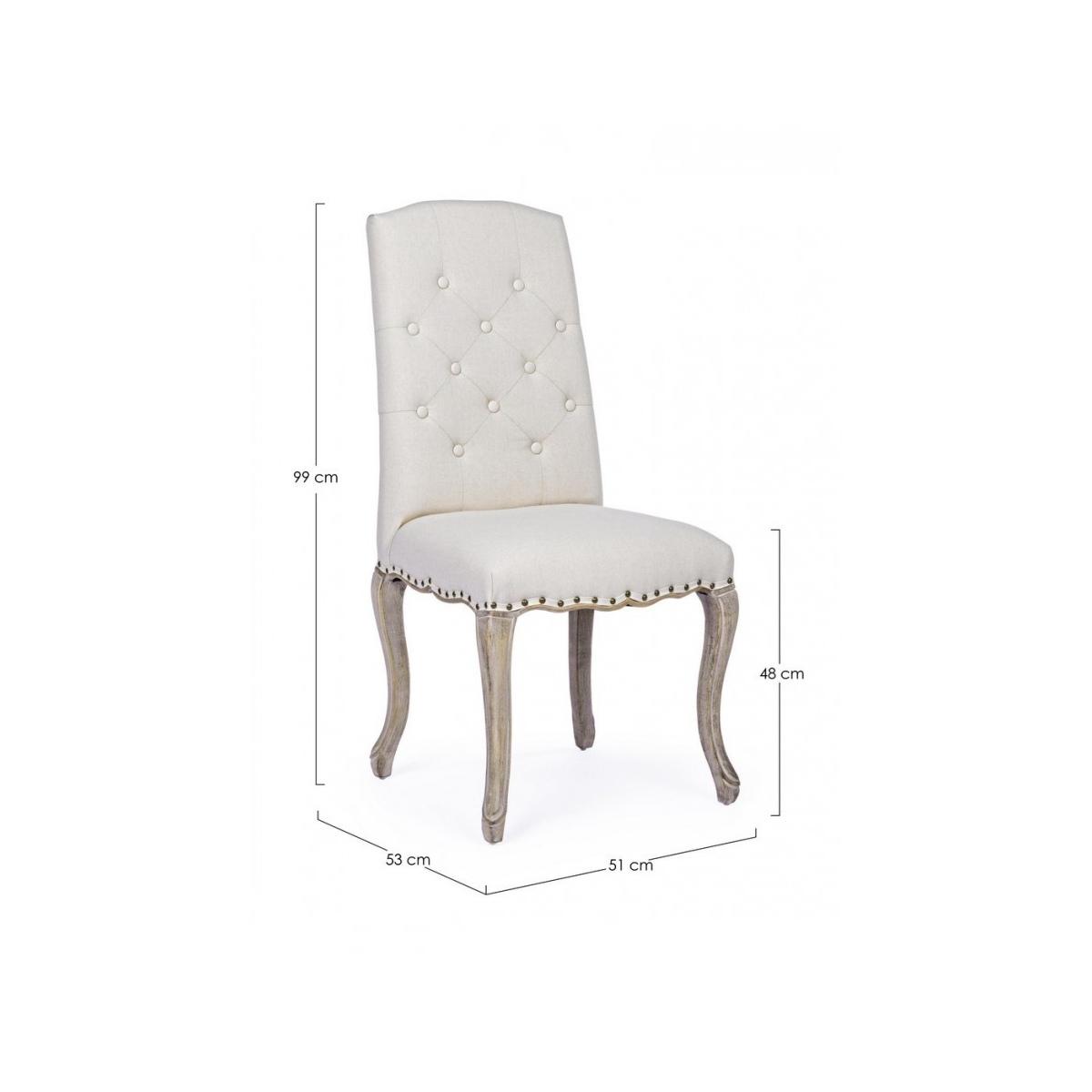 Sedia Diva Naturale | Bizzotto