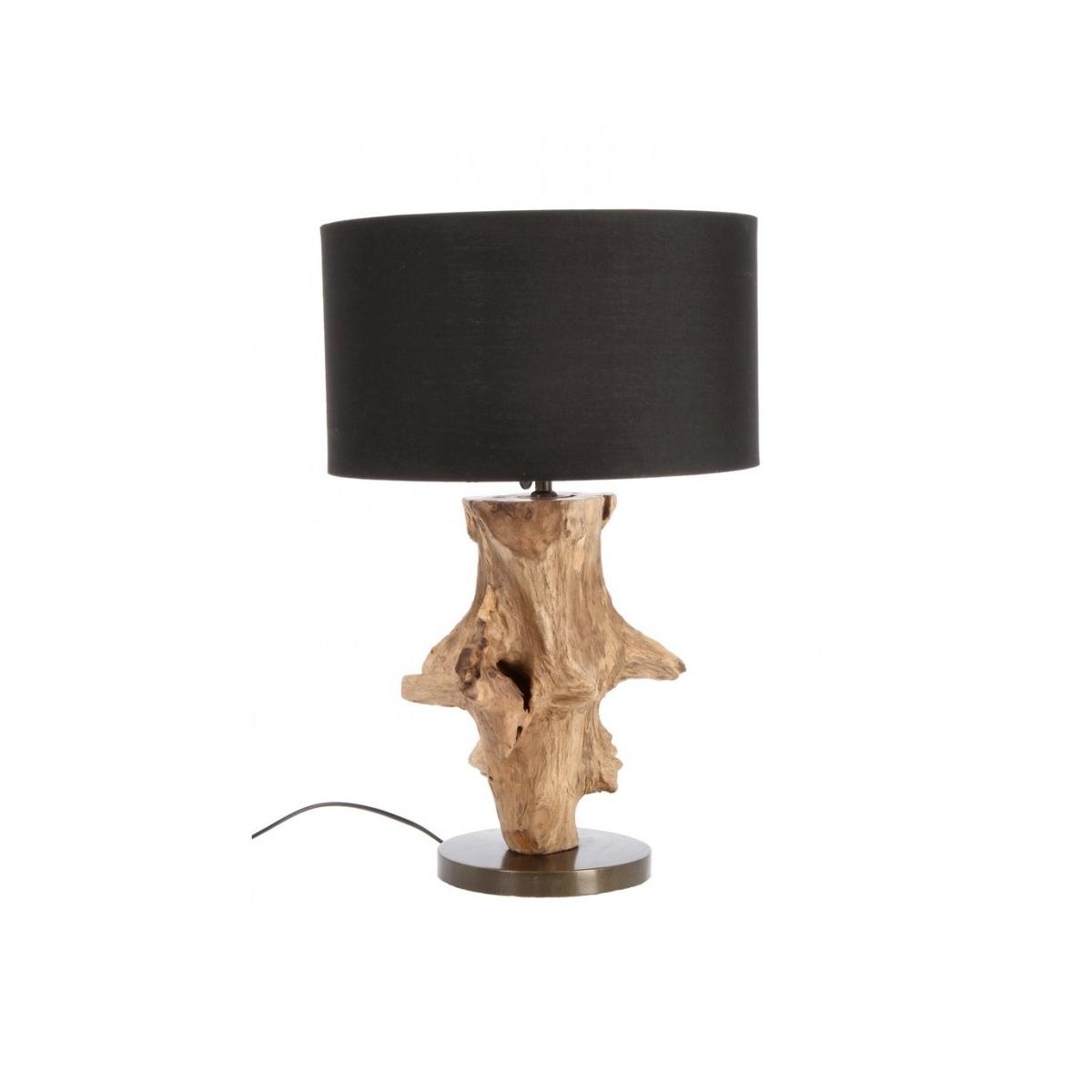 Lampada Tavolo Esroots Nero cm.H55 | Bizzotto