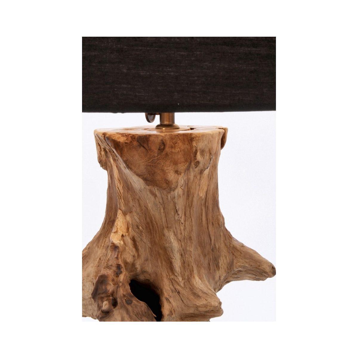 Lampada Tavolo Esroots Nero cm.H55 | Bizzotto