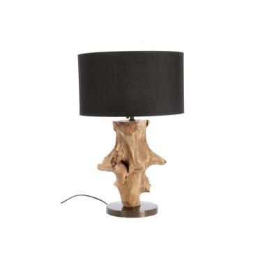 Lampada Tavolo Esroots Nero cm.H55 | Bizzotto