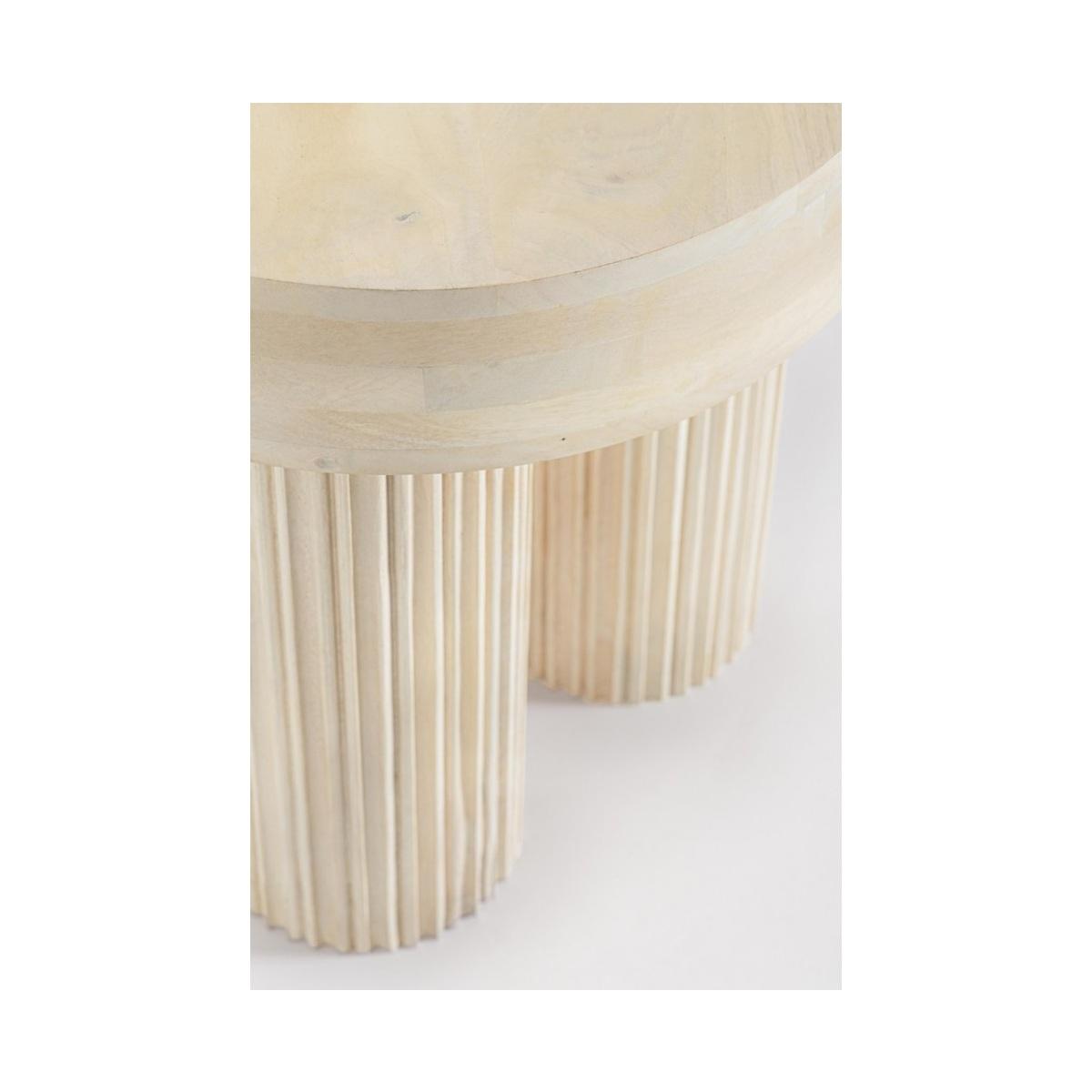 Tavolino Dacca Naturale Tondo cm.Ã?45 | Bizzotto