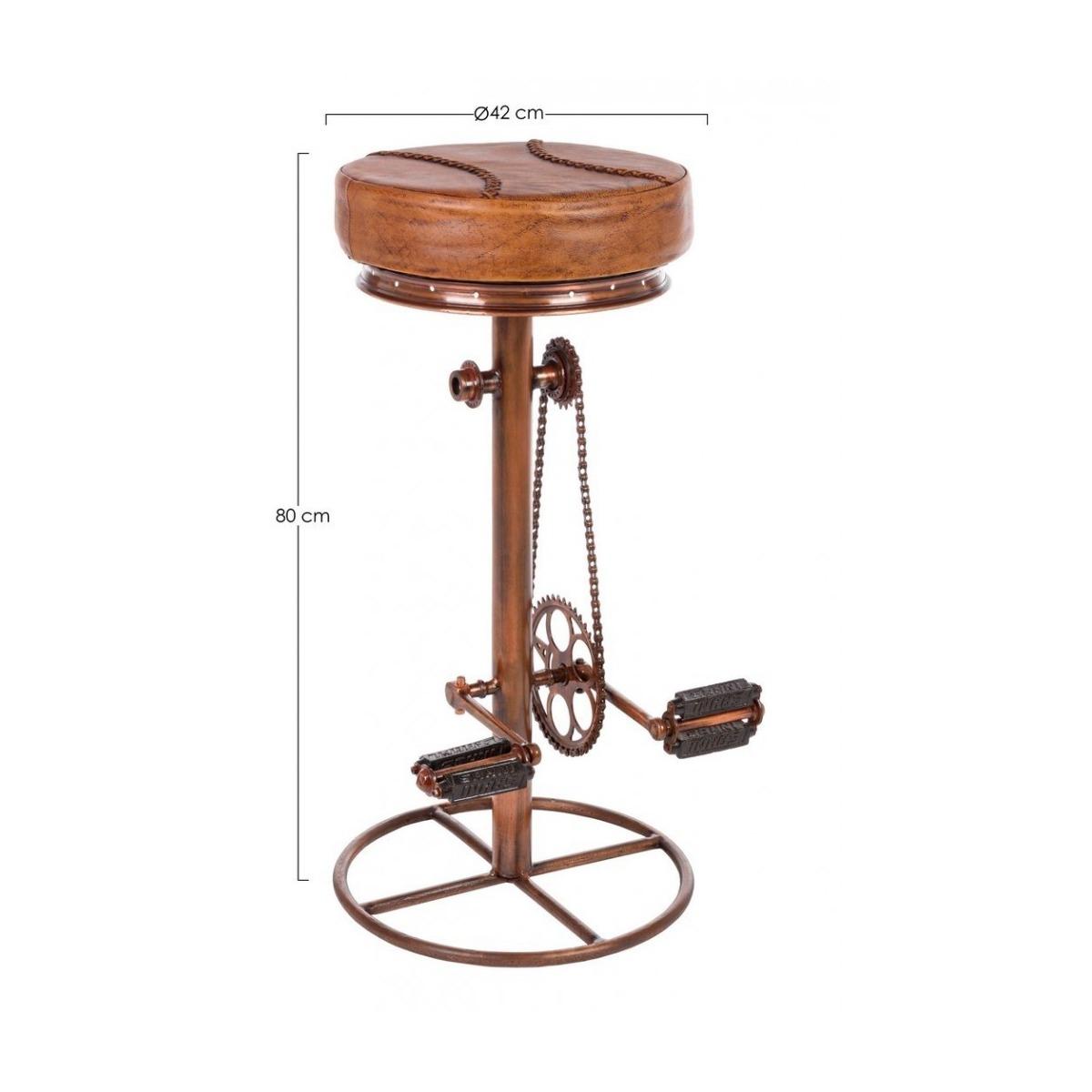 Sgabello Bar Cycle Rame cm.H80 | Bizzotto