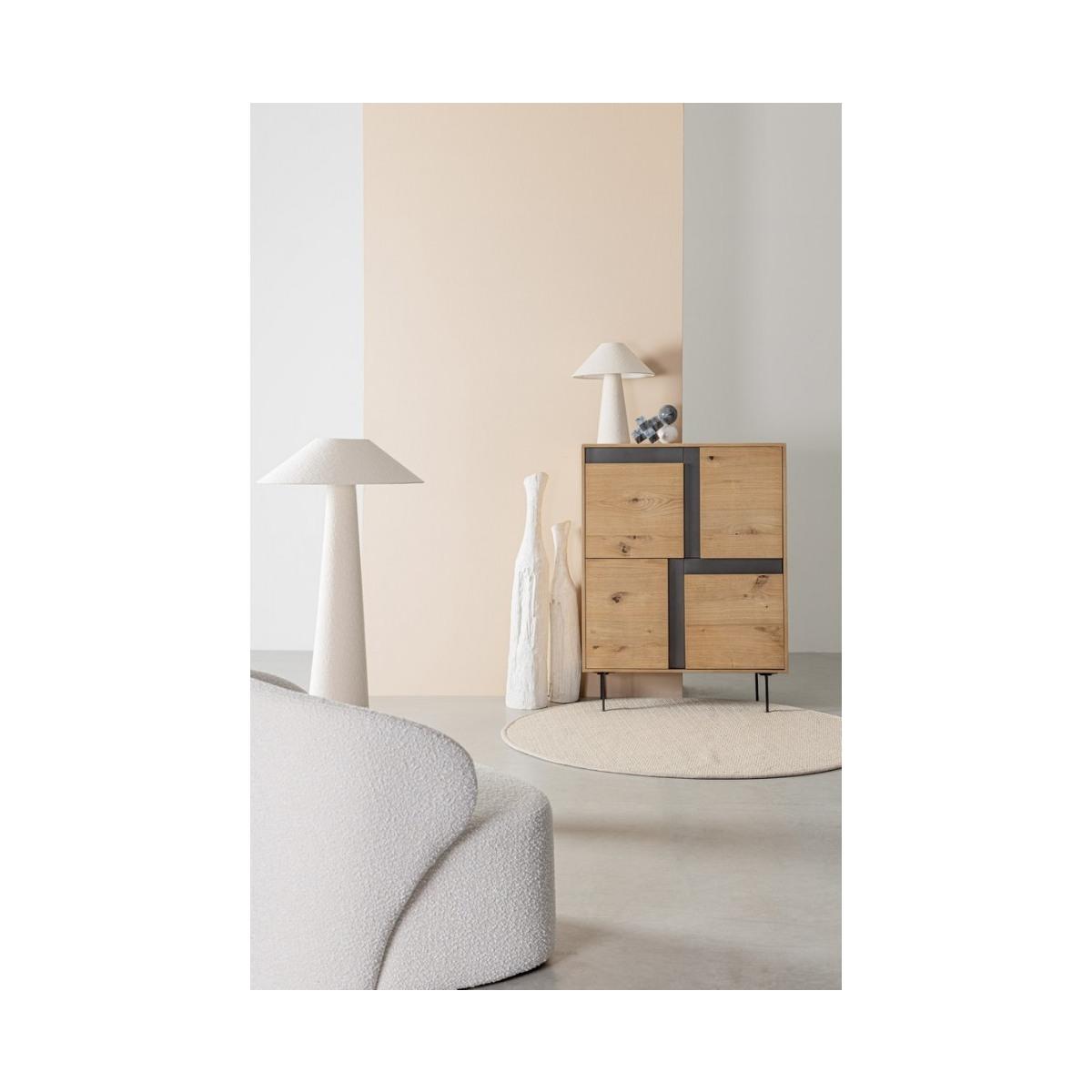 Piantana Lamki Crema cm.H120 | Bizzotto