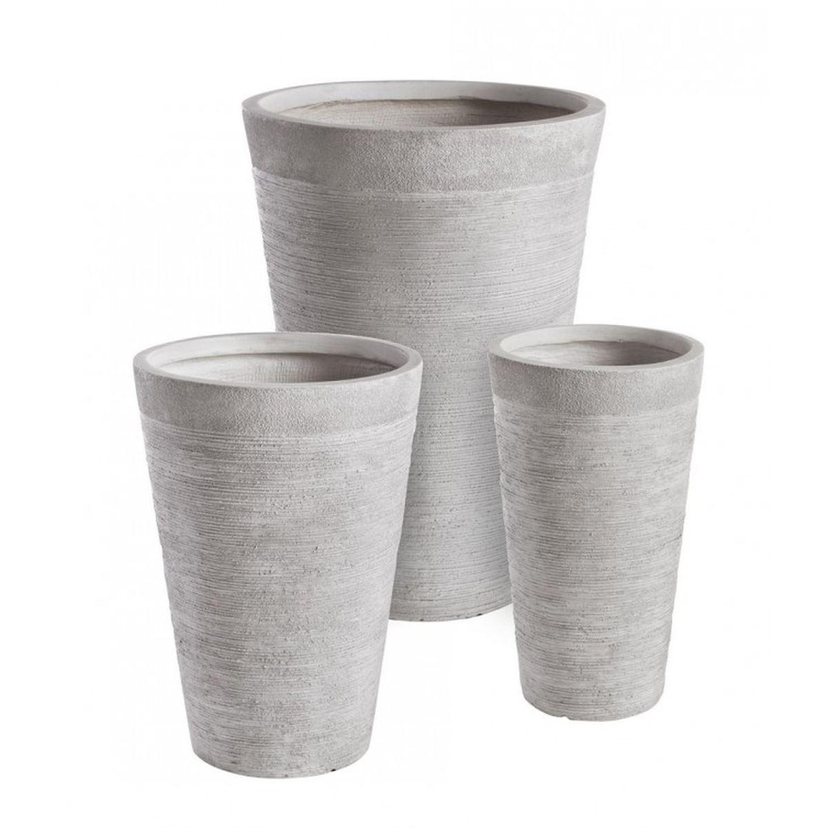 Portavaso Set pz.3 Graffiti To Bianco Alto | Bizzotto