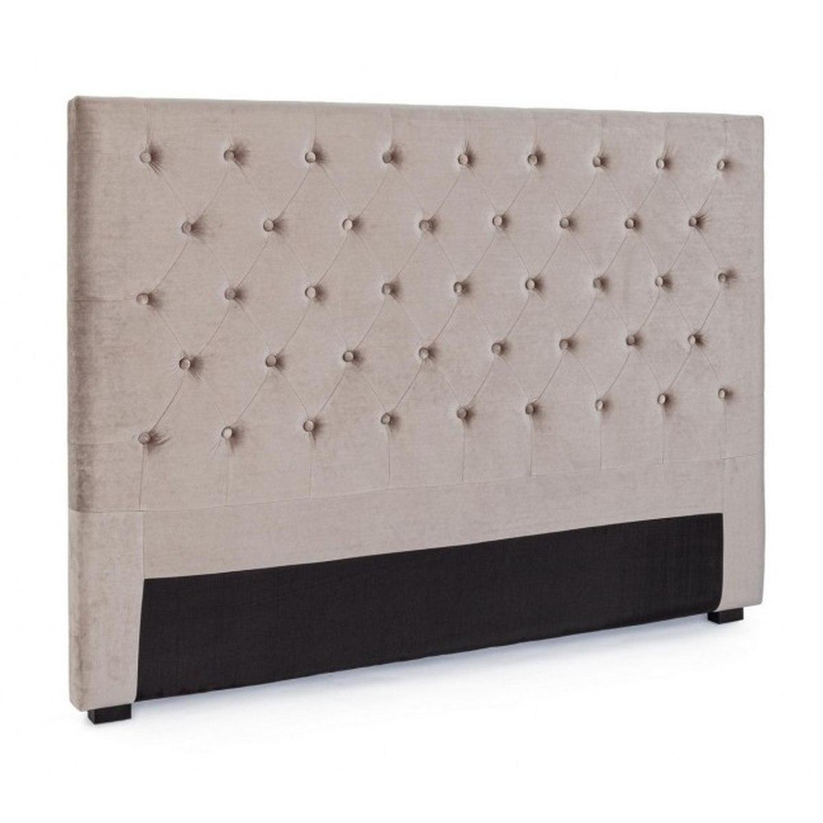 Testiera Letto Caspar Grigio Chiaro cm.160 | Bizzotto