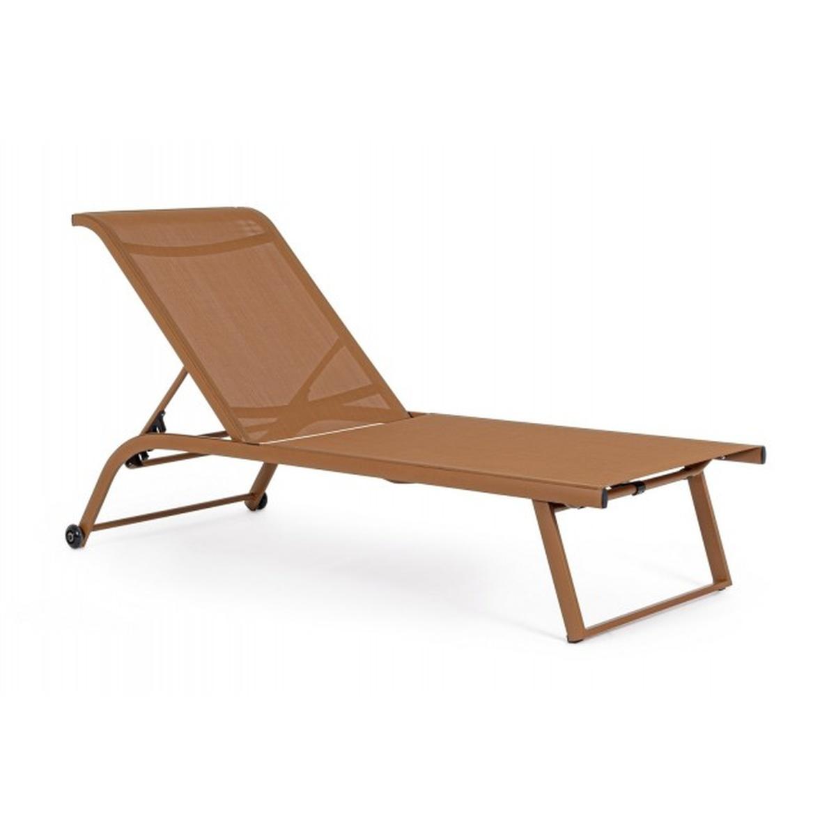 Lettino con Ruote Taylor Pecan | Bizzotto