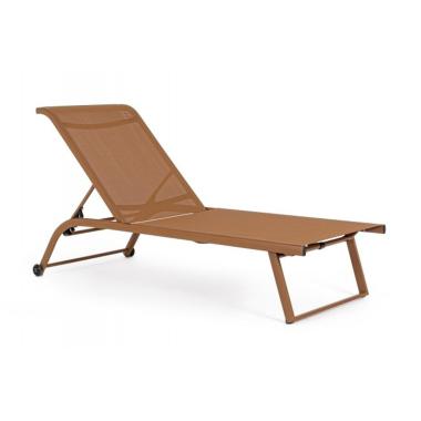 Lettino con Ruote Taylor Pecan | Bizzotto