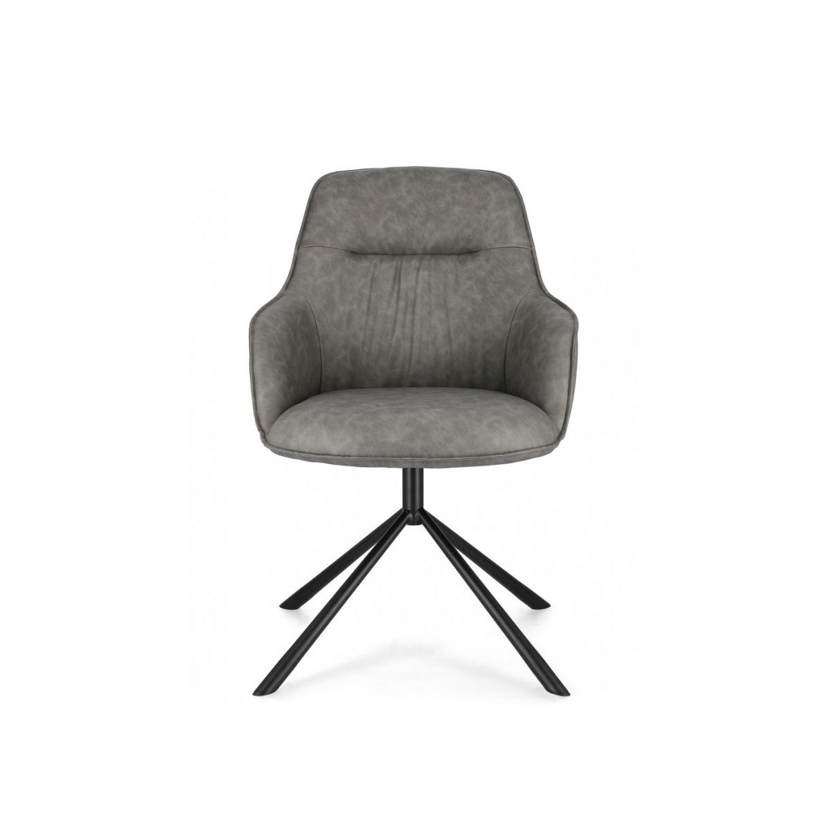 Poltrona Grant Pu Grigio | Bizzotto